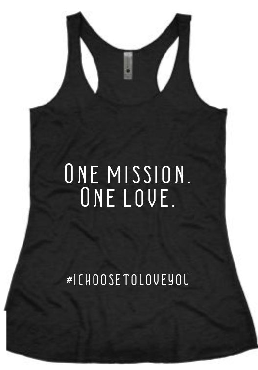 "One Mission. One Love." Tank