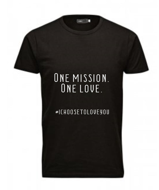 "One Mission. One Love." Shirt